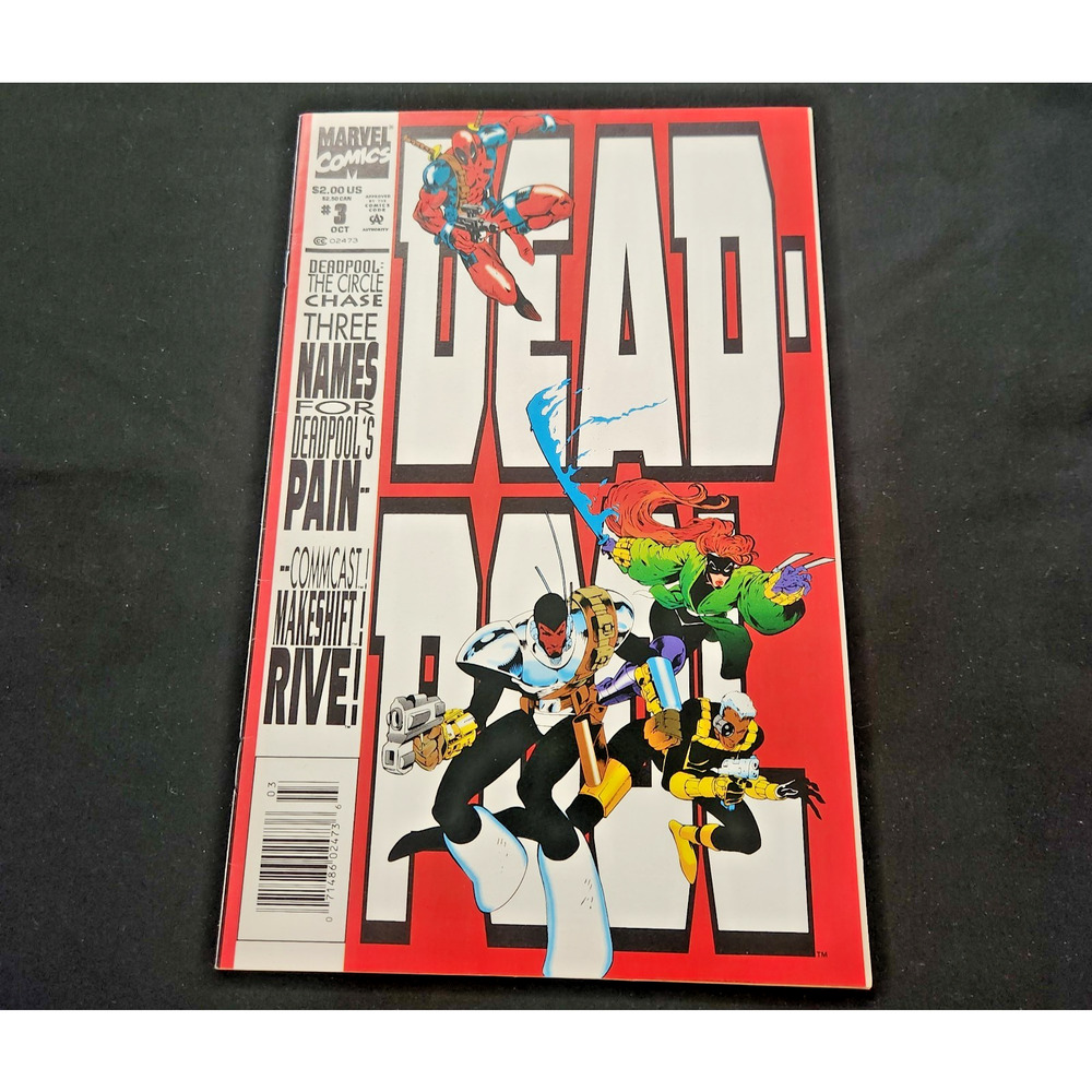Deadpool Vol 1 Issue #3 OCT 1993 "The Circle Chase" Marvel Comics -Near Mint